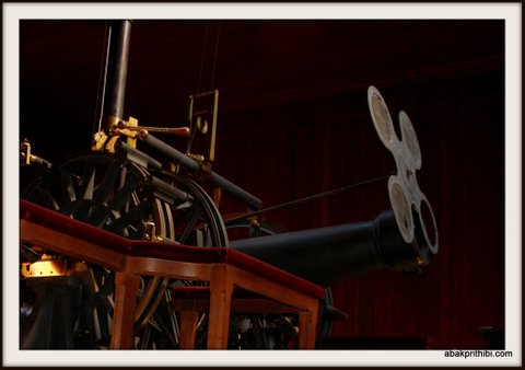 An Old refractor telescope in Toulouse, France