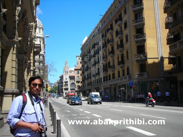 Via Laietana, Barcelona, Spain